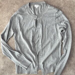 J. Crew Light Gray Cardigan